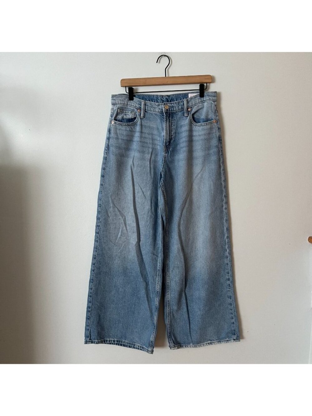 GAP Mid-Rise Baggy Wide Leg Jeans Women's Size 10/30